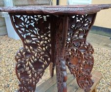 Large Antique Anglo-Indian Campaign Table