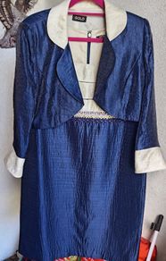 Gold Brand Dark Blue Dress and Jacket