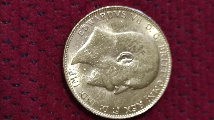 gold sovereign 1909