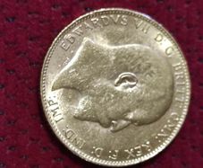gold sovereign 1909