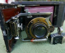 Vintage Extremely Rare No.3-A Folding Pocket Kodak Camera Model B-2 From 1900's