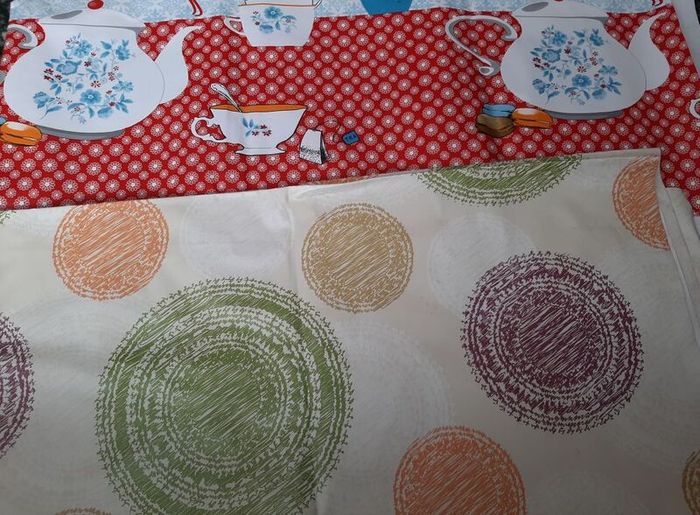 New wipe clean vintage tablecloth