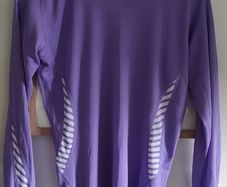 Helly Hansen Lifa Active Stripe Crew - Light Purple size 12,small 14
