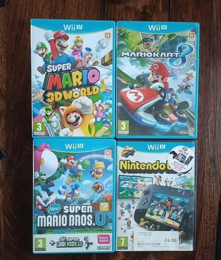 Wii U Console, Controllers & 7 Games