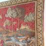 Large French Aubusson Style Tapestry with Medieval Hunting Scene Image 4