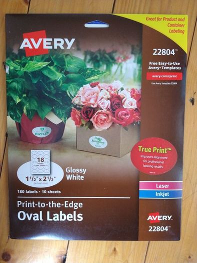 Avery Product Labels 22804