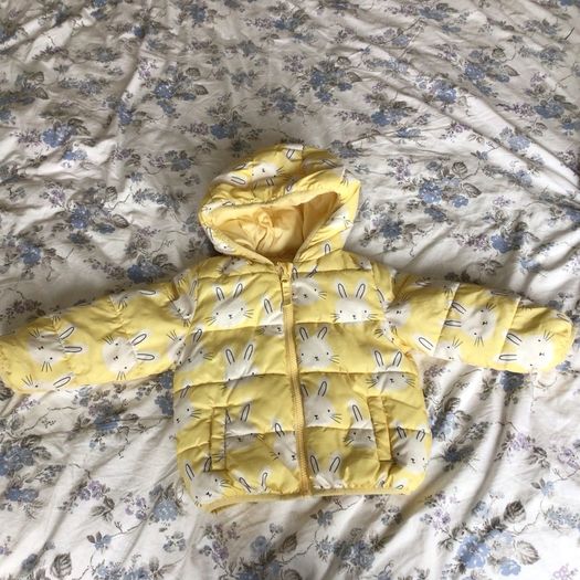 M&S Girls age 2-3 Years Bunny Rabbit Design Hooded coat