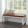 Upholstered benches on wooden frames 100x30cm Image 2