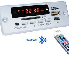 5V MP3 Decoder Board Bluetooth Call Decoding Module MP3 WAV U-Disk & TF Card USB with Remote Controller, new.