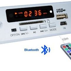 5V MP3 Decoder Board Bluetooth Call Decoding Module MP3 WAV U-Disk & TF Card USB with Remote Controller, new.