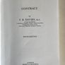 Contract.  Fifth Edition. By F.r. Davies. Concise College Text. 1986 Paperback In Good Condition. See Photos For Same. Image 8