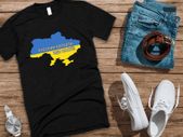 Russian Warship Go F Yourself T-Shirt, Ukrainian Flag, Ruskij Korabl Idi Nahui, I Stand With Ukraine T-Shirt