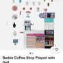 Barbie Coffee Shop Bundle 3 Dolls  Table & Chairs Image 4