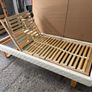Electric Single Adjustable Motorised Slatted Bed Frame Image 2