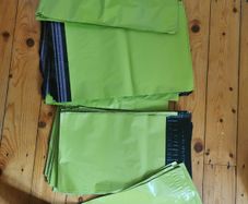 Neon Green Mailer Bags - 2 sizes