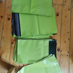 Neon Green Mailer Bags - 2 sizes