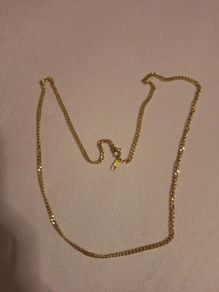 gold plated necklace
