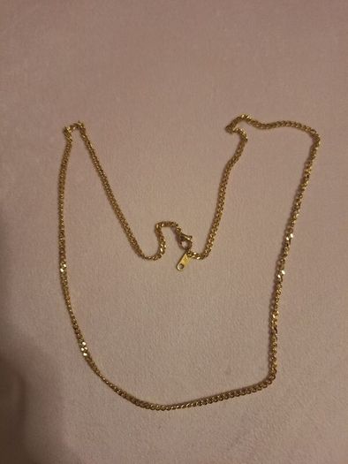 gold plated necklace
