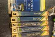 Official Commodore 64 (C64) Programming &amp; Educational Lot 7 Items (CIB with Stencil)