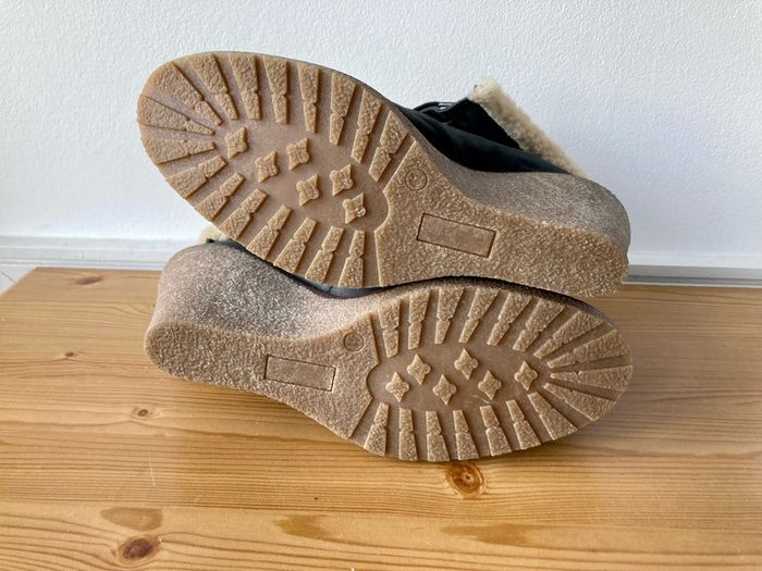 Marila leather wedge ankle boots uk 8/ 41