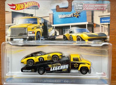 Hot Wheels Custom Corvette Stingray Coupe & Carry On
