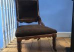 Victorian nursing chair