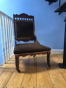 Victorian nursing chair