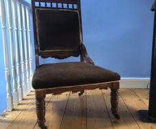 Victorian nursing chair