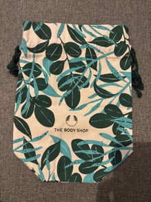 Brand New The Body Shop Cotton Drawstring Bag