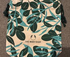Brand New The Body Shop Cotton Drawstring Bag