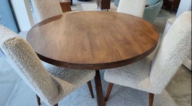 150cm Round Dining Table Ex Display Like New