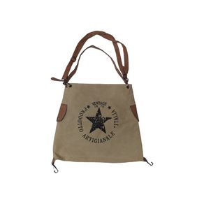 Vintage Canvas Tote Bag Khaki - Brand New