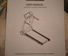 Power Track 6000 Folding Treadmill with incline