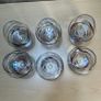 6 x Helios Brandy Glasses - Stain Glass - Hand Blown - Artland Image 9