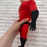 Disney Pixar The Incredibles MR. INCREDIBLE Doll Jakks Pacific Soft Body approx. 35 cm. Used Please see photos Image 9