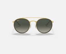 Genuine Ray Ban Polarised sunglasses round double bridge