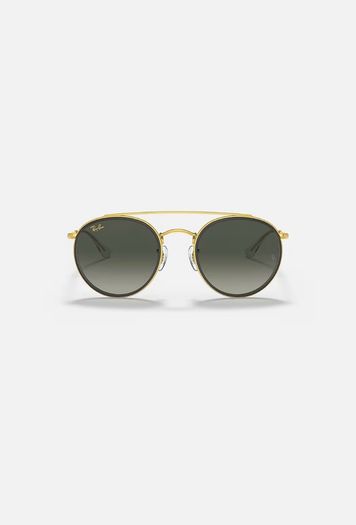 Genuine Ray Ban Polarised sunglasses round double bridge