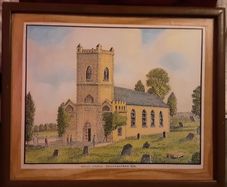 water colour painting  ( leighlinbridge)by T McAssey