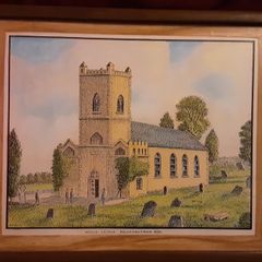 water colour painting  ( leighlinbridge)by T McAssey