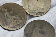 Great Britain Penny Lot Queen Victoria 1876 H 1879 1862