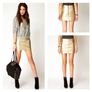 Brand New, Asos Metallic Gold Real Leather Skirt Image 2
