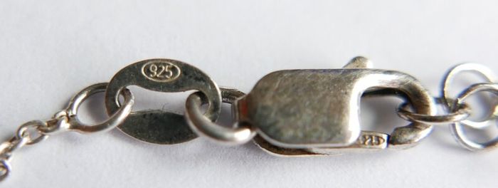 Vintage 925 Sterling Silver Lauren name Necklace