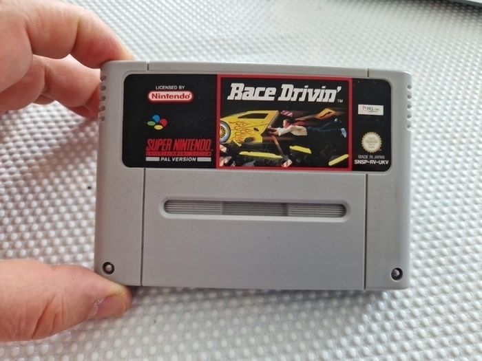 Race Drivin Snes Super Nintendo Arcade Retro Games Original