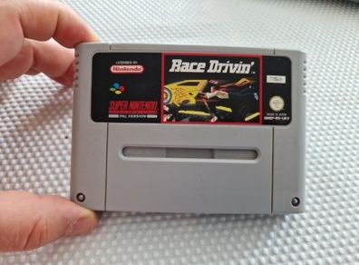 Race Drivin Snes Super Nintendo Arcade Retro Games Original