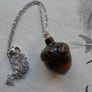 Tigers Eye acorn necklace, Tigers eye,Gemstone jewellery, Gift,jewellery Image 4