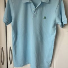 T-shirt Bnwt Benetton  100% cotton blue polo T-shirt X-Large kids