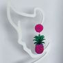 Tropical Hot Pink Seed Bead & Resin Earrings Image 8