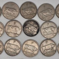 Ireland 1951 - 1968 Shilling Bulk Lot Mixed Dates and Condition 15 Coins