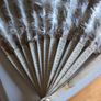 Antique Burlesque ostrich fan Image 2