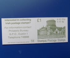 Ireland 1983.Definitive Stamp Booklet.Four Courts,Dublin.MNH.